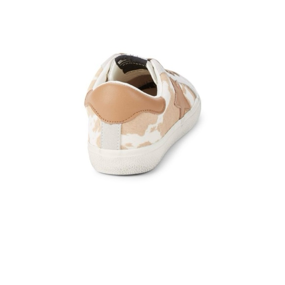 VINTAGE HAVANA Calf-Hair Low-Top Sneakers Size 7.5 - Picture 2 of 11